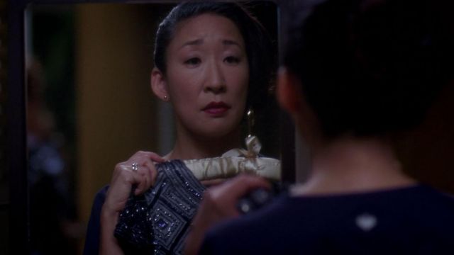 cristina yang purple dress Teri Polo