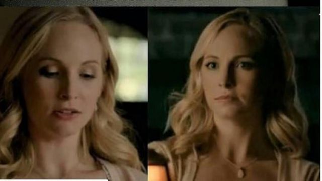The necklace worn by Caroline Forbes in The Vampire Diaries