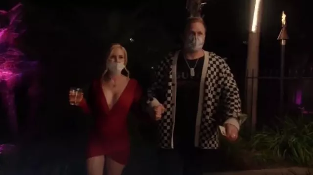 Amiri Checkered Cashmere Cardigan worn by Spencer Pratt as seen in The Hills: New Beginnings (S02E03)