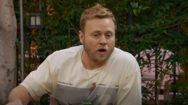 Rhude Best I Can Graphic Tee in White worn by Spencer Pratt as seen in The Hills: New Beginnings (S02E06)