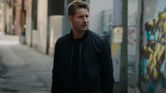 Blouson d’aviateur Allsaints porté par Colter Shaw (Justin Hartley) comme on le voit dans Tracker (S01E07)