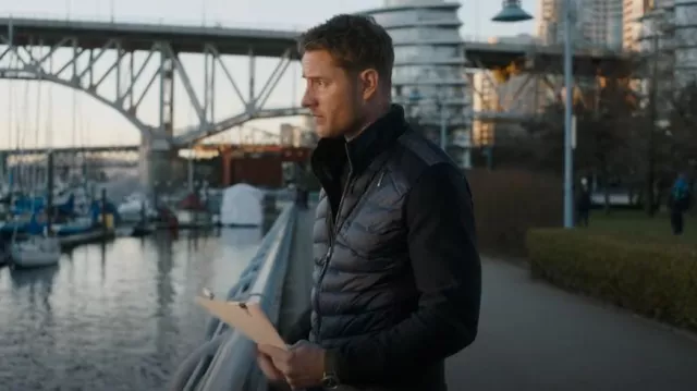 Parajumpers Jayden Mixed Media Down Jacket worn by Colter Shaw (Justin Hartley) as seen in Tracker (S01E07)