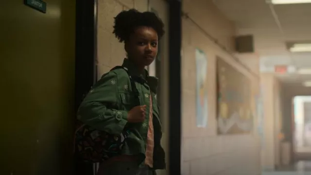 Gap Kids Utility Jacket worn by Jamie Bennett (Liyou Abere) as seen in Locke & Key (S03E04)