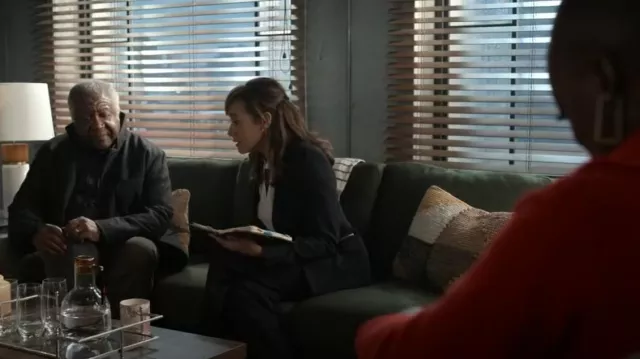Boss Regular Fit Jacket worn by Nikki Batista (Dania Ramirez) as seen in Alert: Missing Persons Unit (S02E05)