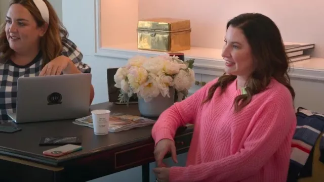 Lisa Todd Candyland Sweater worn by Clea Shearer as seen in Get Organized with The Home Edit (S02E04)