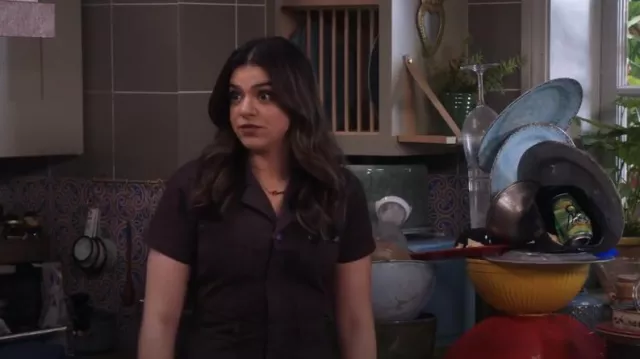Dickies Short Sleeve Flex Cov­er­all worn by Mayan (Mayan Lopez) as seen in Lopez vs Lopez (S02E04)