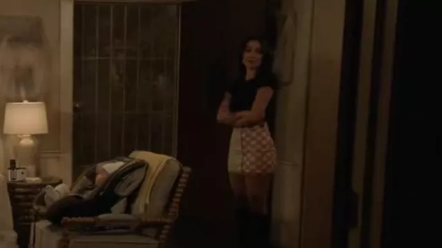 Mini-jupe en maille Dolls Kill portée par Jaymee (Miya Horcher) comme on le voit dans All American (S06E02)