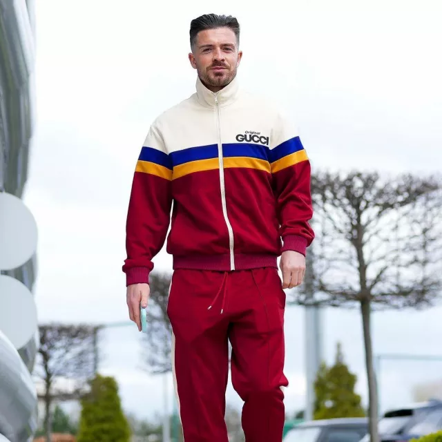 Original Gucci Tracksuit worn by Jack Grealish on his Instagram account ...