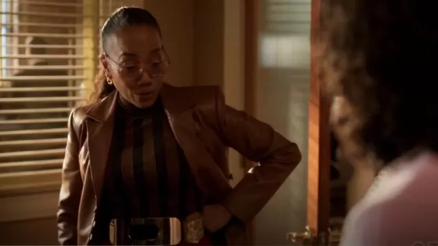 Gucci Vin­tage Belt worn by Amanda Wagner (Sonja Sohn) as seen in Will ...