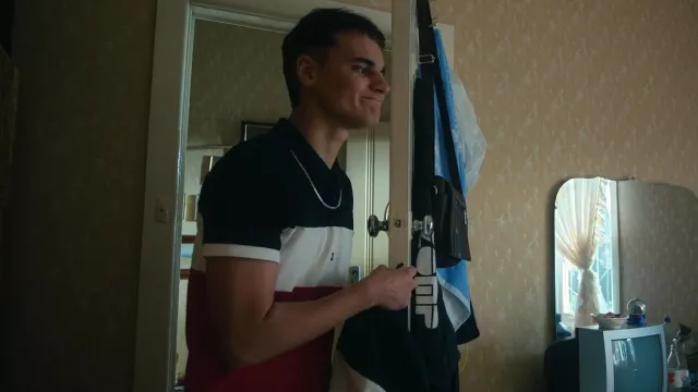 Tommy Hilfiger Colour BLock Regular Fit Polo worn by Ca$h (Will McDonald) as seen in Heartbreak High (S02E03)