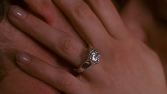 Tiffany & Co Diamond Solitaire Engagement Ring worn by Melanie Smooter (Reese Witherspoon) as seen in Sweet Home Alabama movie
