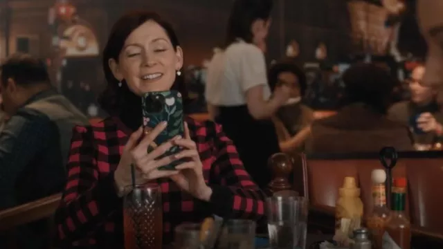 Heyday Apple iPhone 14 Pro Max Phone Case Black Floral used by Elsbeth Tascioni (Carrie Preston) as seen in Elsbeth (S01E05)