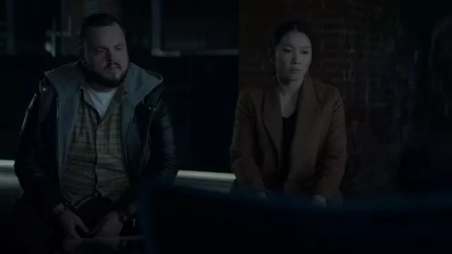 AllSaints Ella Blazer porté par Jin Cheng (Jess Hong) comme on le voit dans 3 Body Problem (S01E03)