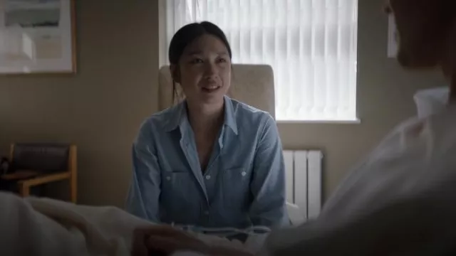 Madewell Chambray Classic Ex-Boyfriend Shirt worn by Jin Cheng (Jess Hong) as seen in 3 Body Problem (S01E07)