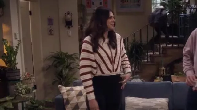 Ba&sh Gardy Sweater worn by Mayan (Mayan Lopez) as seen in Lopez vs Lopez (S02E07)