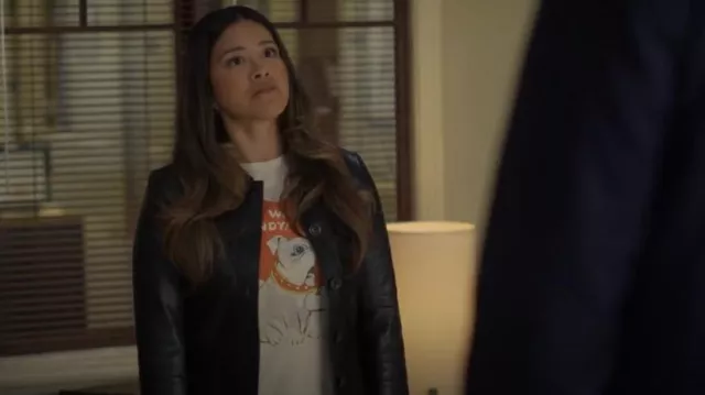 Re/Done I Want Candy Tee worn by Nell Serrano (Gina Rodriguez) as seen in Not Dead Yet (S02E10)