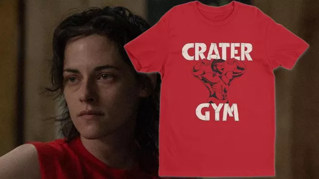 Crater Gym T Shirt of Lou (Kristen Stewart) in Love Lies Bleeding