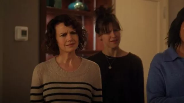 Khaite Beige 'The Tilda' Sweater worn by Grace Gordon Greene (Carla Gugino) as seen in The Girls on the Bus (S01E08)