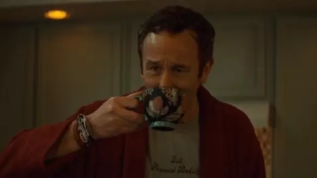 Marché mondial Vintage grande tasse à café utilisé par Dusty (Chris O’Dowd) comme on le voit dans le grand prix de la porte (S02E01)