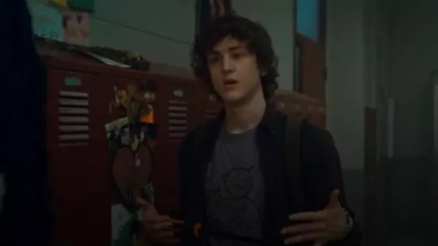 Feel So Good Mu­sic Is Cool Tee worn by Jacob (Sammy Fourlas) as seen in The Big Door Prize (S02E03)