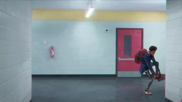 Baskets Nike Air Jordan portées par Miles Morales (Shameik Moore) dans Spider-Man : Across the Spider-Verse