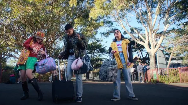Jaded London Broadway Windbreaker Jacket worn by Amerie Wadia (Ayesha A. Madon) as seen in Heartbreak High (S02E04)