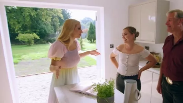 Olivia Rubin Gauze Dress worn by Stacey Solomon as seen in Stacey Solomon's Renovation Rescue (S01E03)