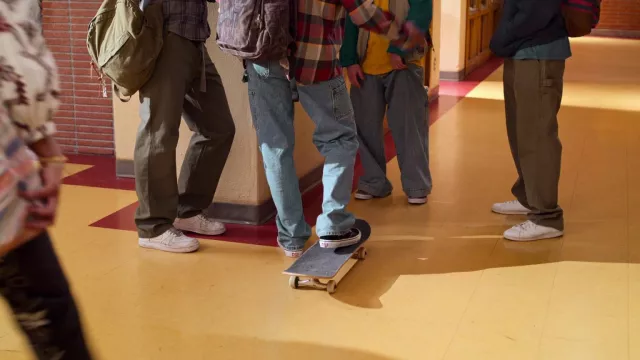 Vans sneakers worn by Ethan (Michael Cimino) as seen in Never Have I Ever (S04E02)