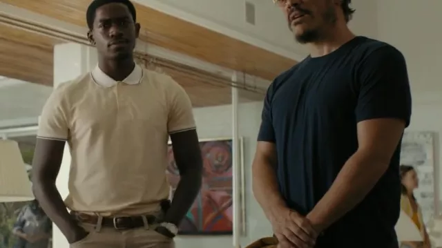 Ceinture en sangle portée par Franklin Saint (Damson Idris) dans Snowfall (S05E01)