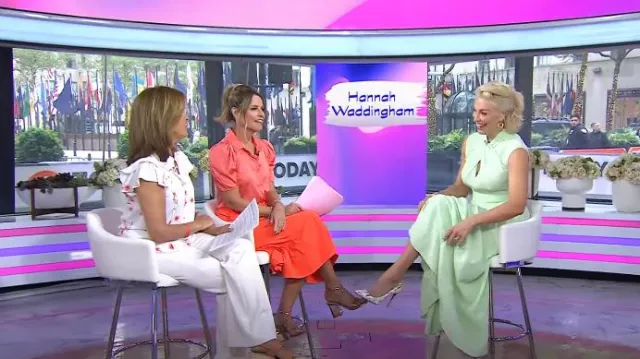 Diane von Furstenberg Mallery Dress worn by Hannah Waddingham as seen in Today on  May 2, 2024