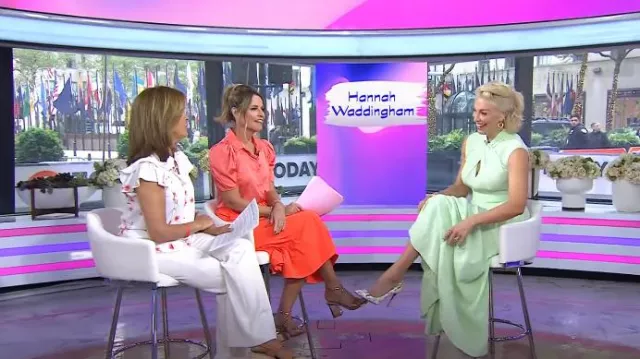 Diane von Furstenberg Mallery Robe portée par Hannah Waddingham comme on le voit dans Today le 2 mai 2024