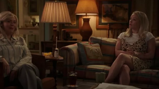 Madewell Layton Bonsai Bloom Mini Slip Sundress worn by Mandy McAllister (Emily Osment) as seen in Young Sheldon (S07E10)