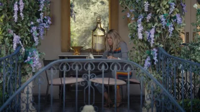 Aviator Nation Zip Hood­ie worn by DJ (Kaitlin Olson) as seen in Hacks (S02E01)