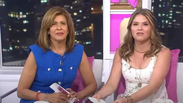 Veronica Beard Tamara Cotton Blend Cutaway Vest worn by Hoda Kotb as seen in Today with Hoda & Jenna on May 3, 2024