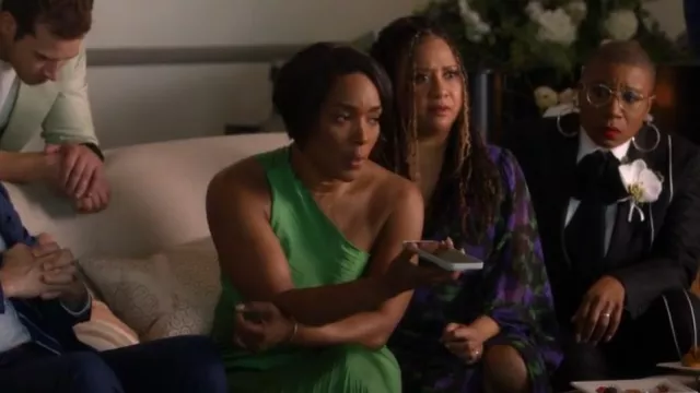 Sachin & Babi Gar­den Gown worn by Karen Wilson (Tracie Thoms) as seen in 9-1-1 (S07E06)