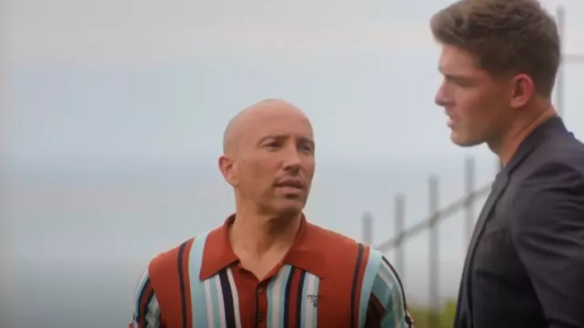Prada Po­lo Shirt worn by Jason Oppenheim as seen in Selling The OC (S03E05)