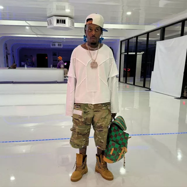 Who Decides War White 'Amalgamated Window' Long Sleeve T-Shirt worn by Sauce Walka on the Instagram account @sauce_walka102