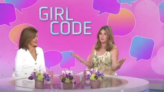 Cara Cara Orel Floral Cotton Midi-Dress In Ginger Root Kingston Floral worn by Jenna Bush Hager as seen in Today with Hoda & Jenna on May 6, 2024