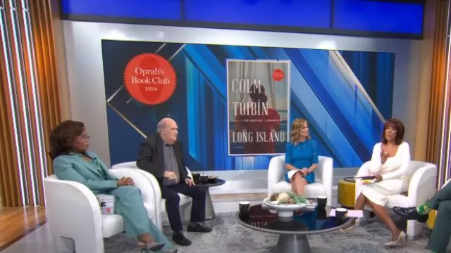 Robe en dentelle florale Proenza Schouler portée par Natalie Morales telle que vue dans CBS Mornings le 7 mai 2024