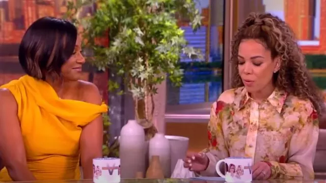 Anna Quan Eleni Dress worn by Tiffany Haddish as seen in The View on May 7, 2024