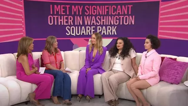 Julia Jordan Halter Neck Jumpsuit worn by Hoda Kotb as seen in Today on May 15, 2024