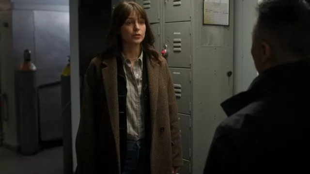 Isabel Marant Efe­gozi Jack­et worn by Sadie McCarthy (Melissa Benoist) as seen in The Girls on the Bus (S01E09)
