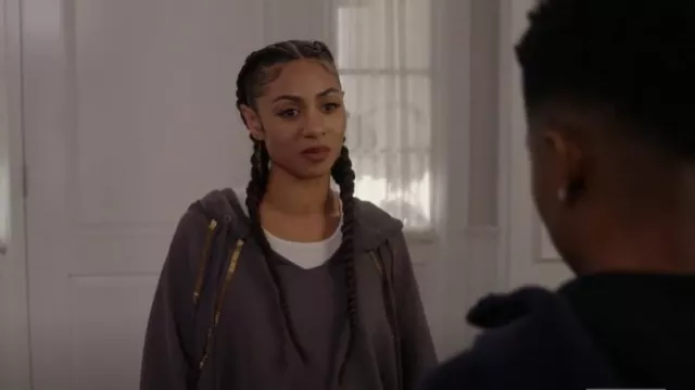 We The Free In The Light Hoodie worn by Patience (Chelsea Tavares) as seen in All American (S06E07)