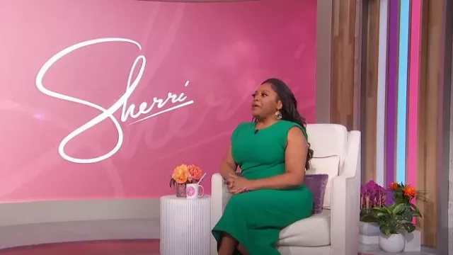 Zara Tailored Waist Midi Dress worn by Sherri Shepherd as seen in Sherri on May 15, 2024