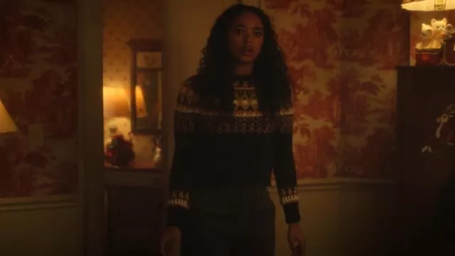 Vanessa Bruno Viona Fair Else Sweater worn by Tabitha 'Tabby' Haworthe (Chandler Kinney) as seen in Pretty Little Liars: Original Sin (S02E01)