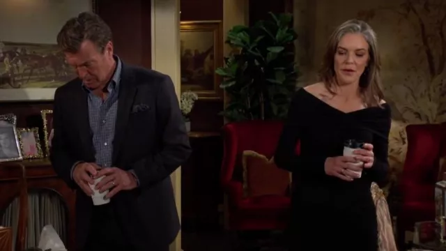 Misha Collection Isaure Dress worn by  Diane Jenkins (Susan Walters) as seen in The Young and the Restless on May 6, 2024