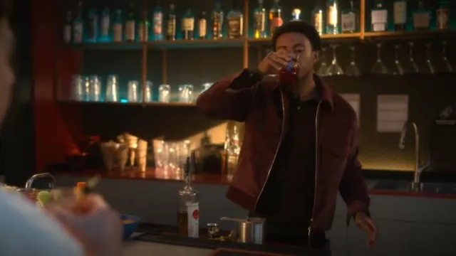 Paul Smith Cotton Regular Fit Zip Front Jacket worn by Doug (Diggy Simmons) as seen in grown-ish (S06E16)