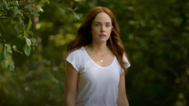 Marine Layer Scoop Neck Tee worn by Maggie Sullivan (Morgan Kohan) as seen in Sullivan's Crossing (S02E04)