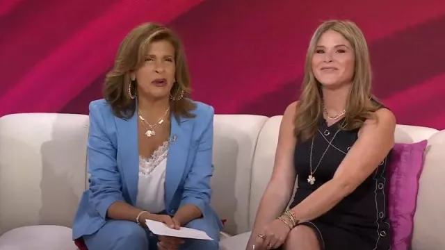 Cinq a Sept Louisa Ruched Sleeve Blazer worn by Hoda Kotb as seen in Today with Hoda & Jenna on May 20, 2024