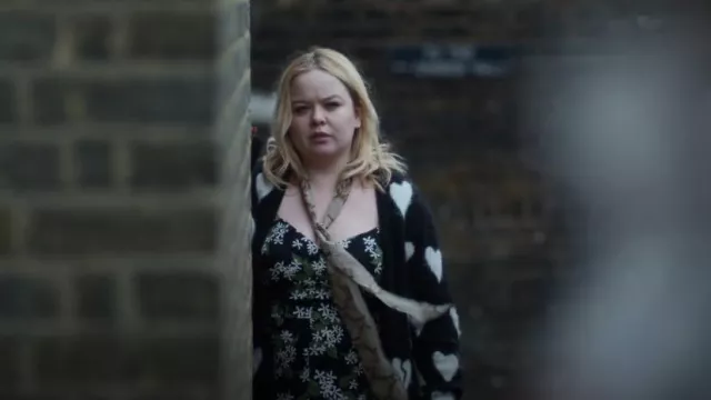 Reformation Baxley Printed Viscose Crepe Midi Dress worn by Maggie (Nicola Coughlan) as seen in Big Mood (S01E05)